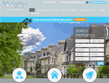 Tablet Screenshot of bluesky-property.co.uk